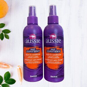 Aussie Hair Insurance Leave In Conditioner 8 Oz (2 Pack)